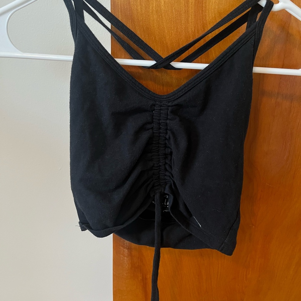 Hollister Midnight Black Crop Top